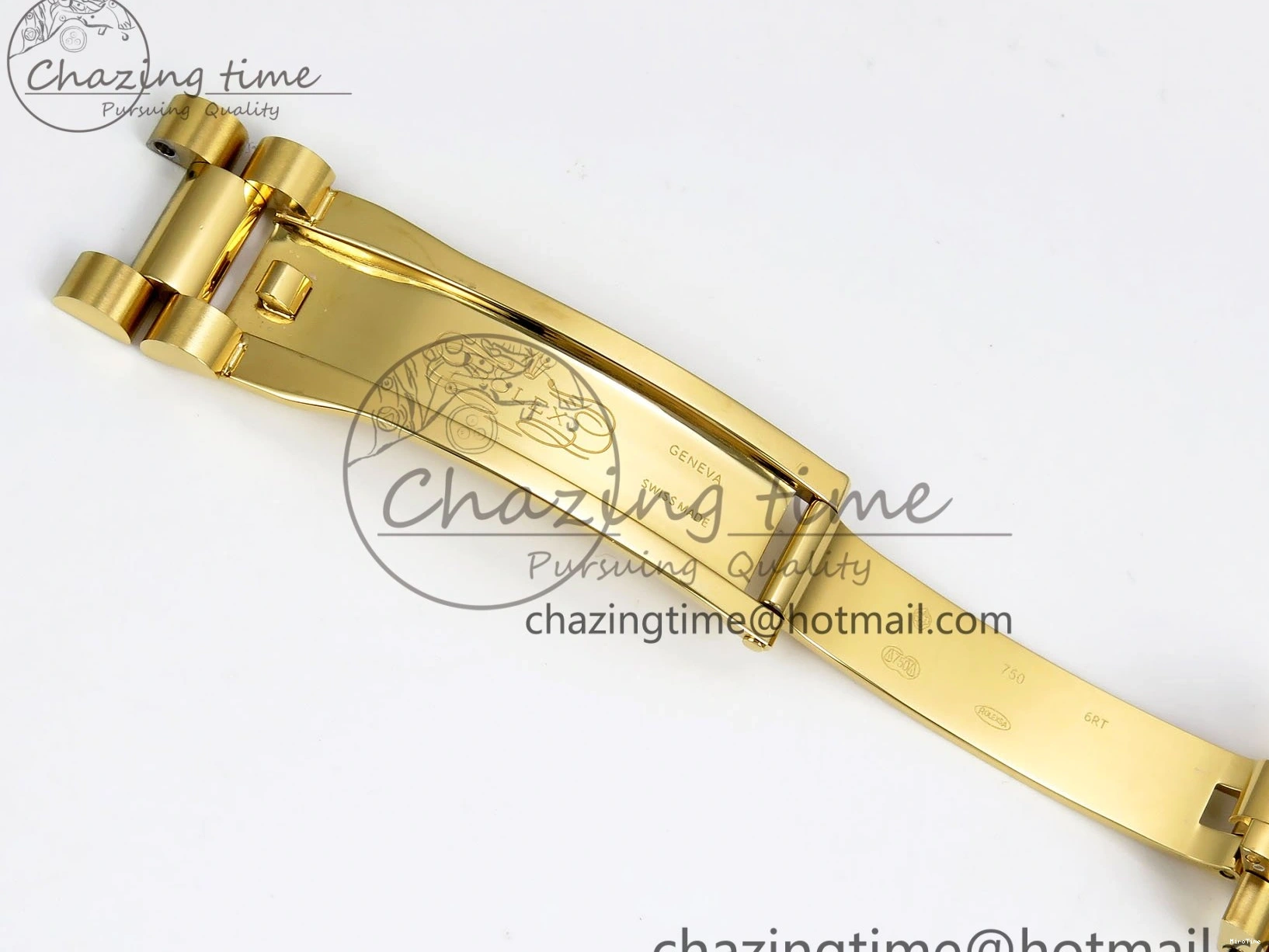 MiroTime 0121 WaterResistant Day Date 36 YG RAF 1:1 Best Edition Brown Oman Dial Diamonds Bezel on YG Bracelet A 1518